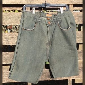 VVJ Vintage VarCity Jeans green/grey sz32